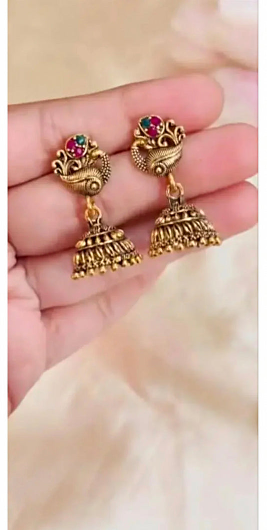 Premium Quality Daily Wear Gold Plated Fancy Earring (SET OF 6)